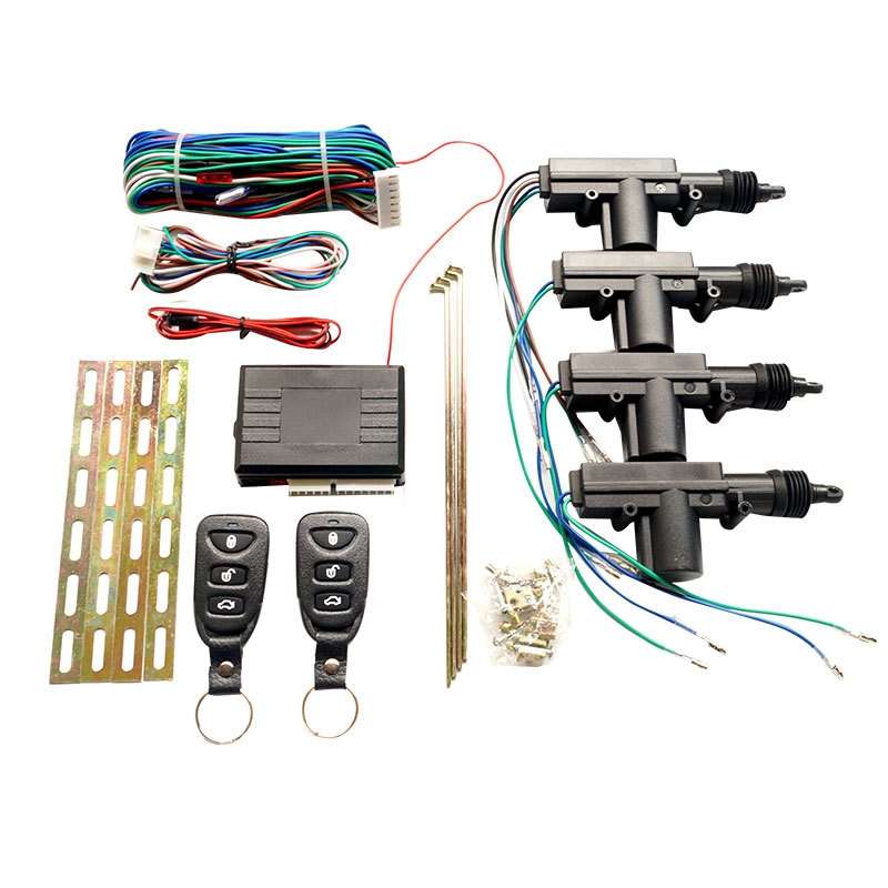 7pcs /Set Car Remote Control Central Lock Keyless Entry System With Motor, External Speaker, Double