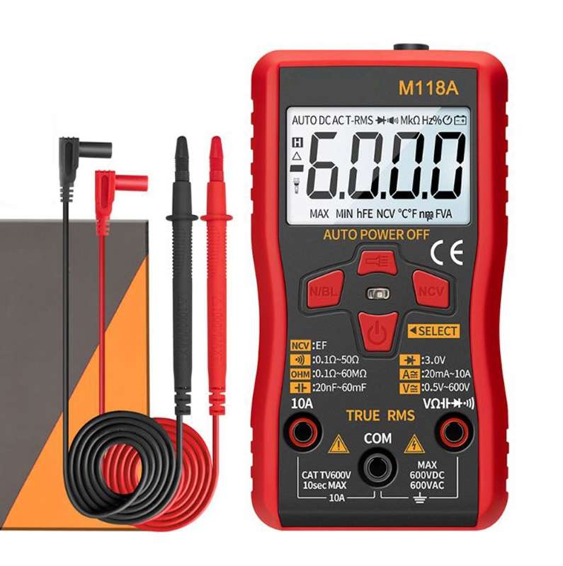 ANENG M118A High-Precision Automatic Range Multimeter Multi-Function Small Electrician Instrumentati