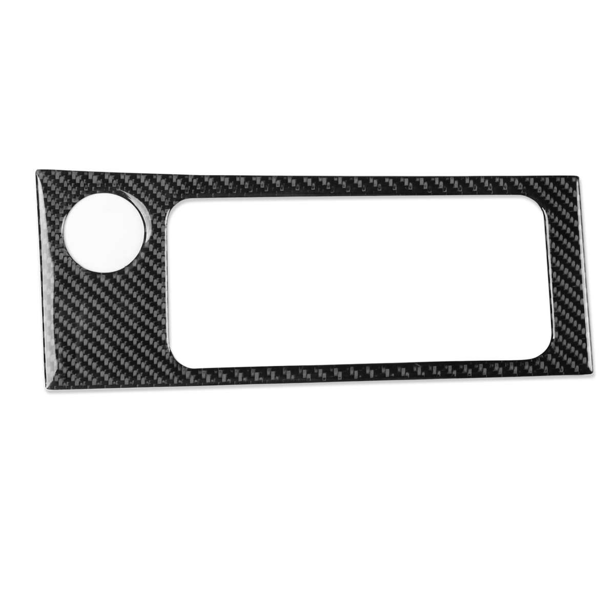 For 2017-2021 Skoda Octavia Left And Right Hand Drive Cup Holder Trim Sticker(Black)