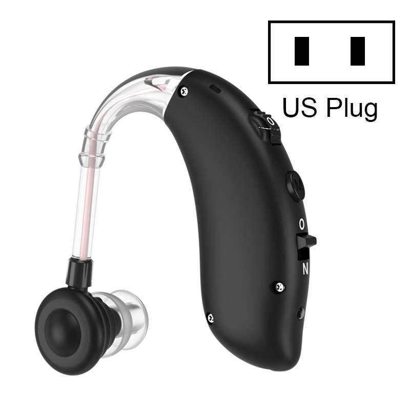 GM-105 Elderly Hearing Aid Sound Amplifier Intelligent Noise Reduction Sound Collector, Style: US Pl