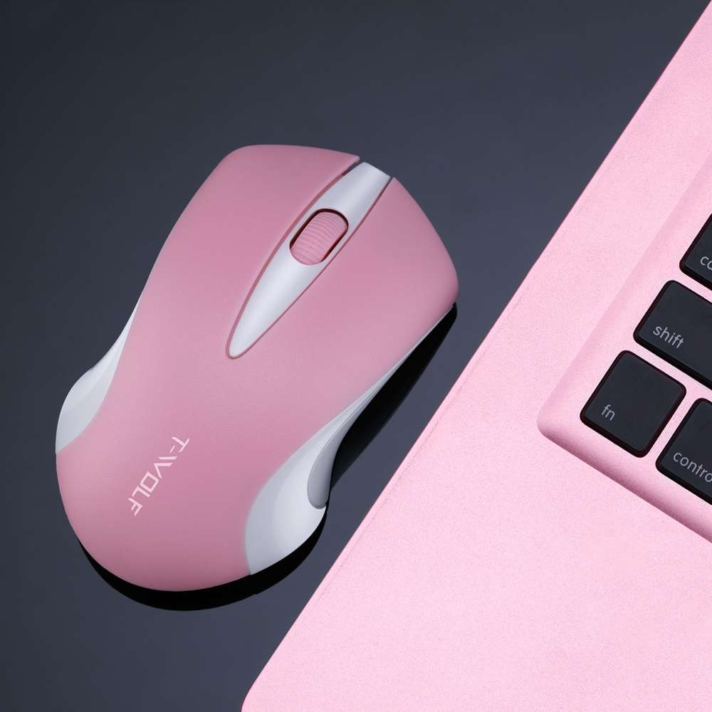 T-WOLF Q2 3-Buttons 1200 DPI 2.4GHz Wireless Mouse( Black)