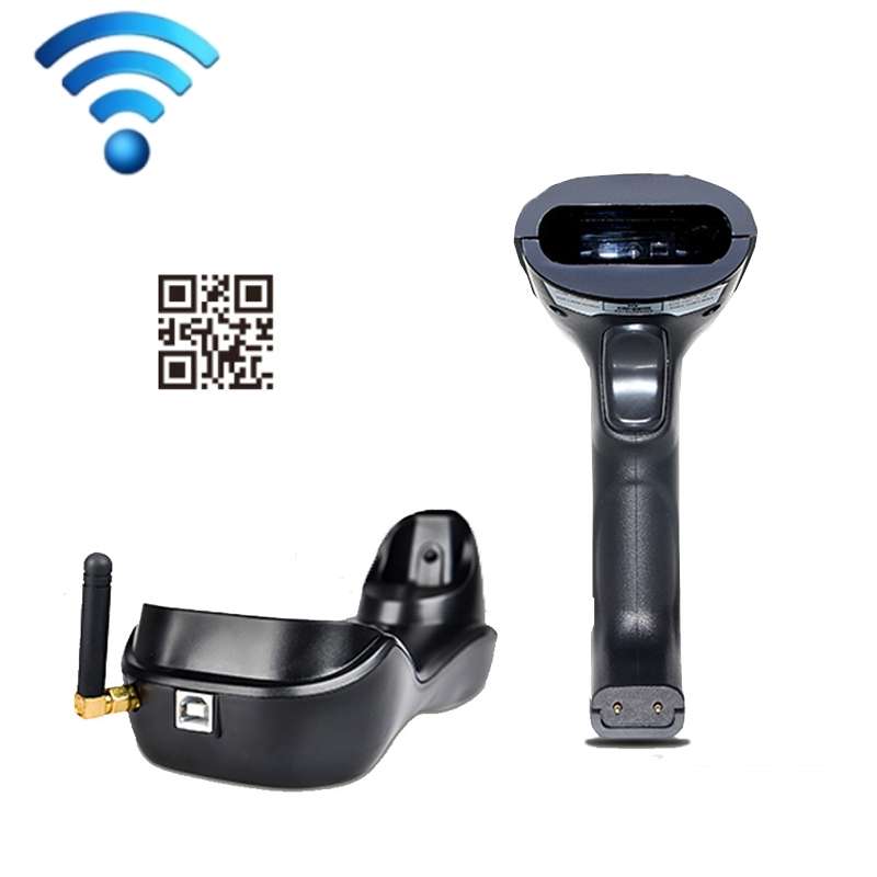 NETUM H8 Wireless Barcode Scanner Red Light Supermarket Cashier Scanner With Charger, Specification:
