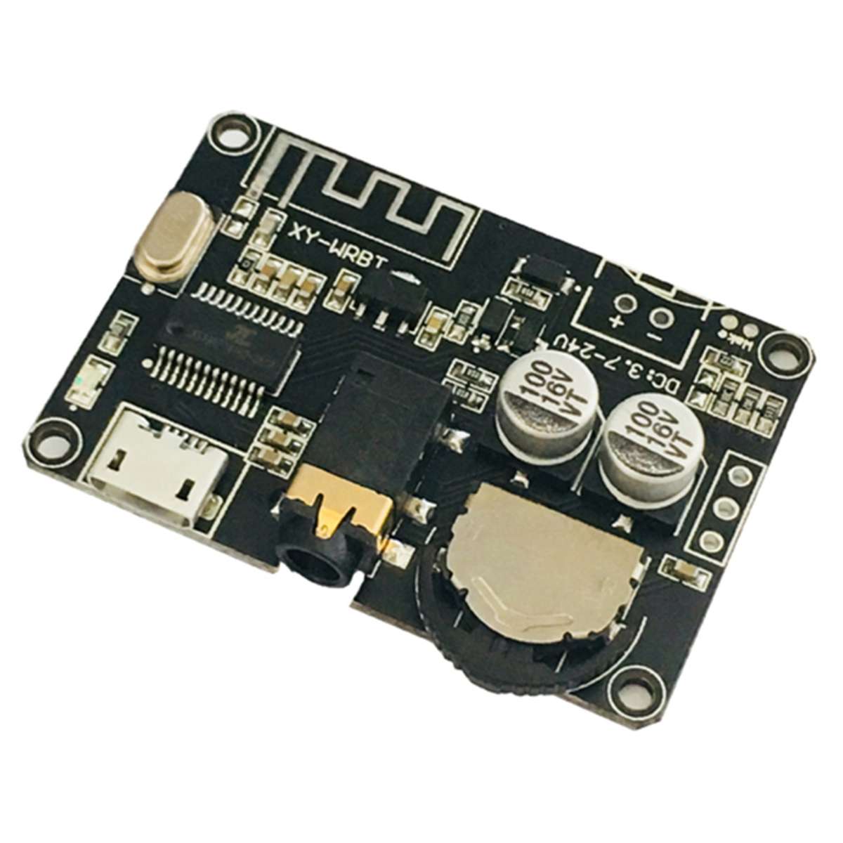 2 PCS XY-WRBT Bluetooth 5.0 Decoder Board Stereo Audio Module Wide Voltage Speaker Amplifier Without