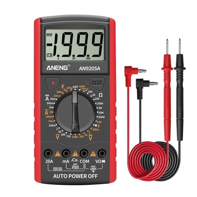ANENG Automatic High-Precision Intelligent Digital Multimeter, Specification: AN9205A(Orange)