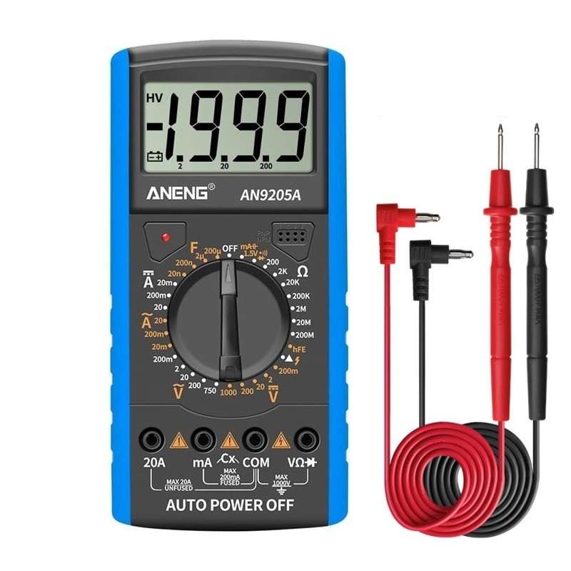 ANENG Automatic High-Precision Intelligent Digital Multimeter, Specification: AN9205A(Orange)