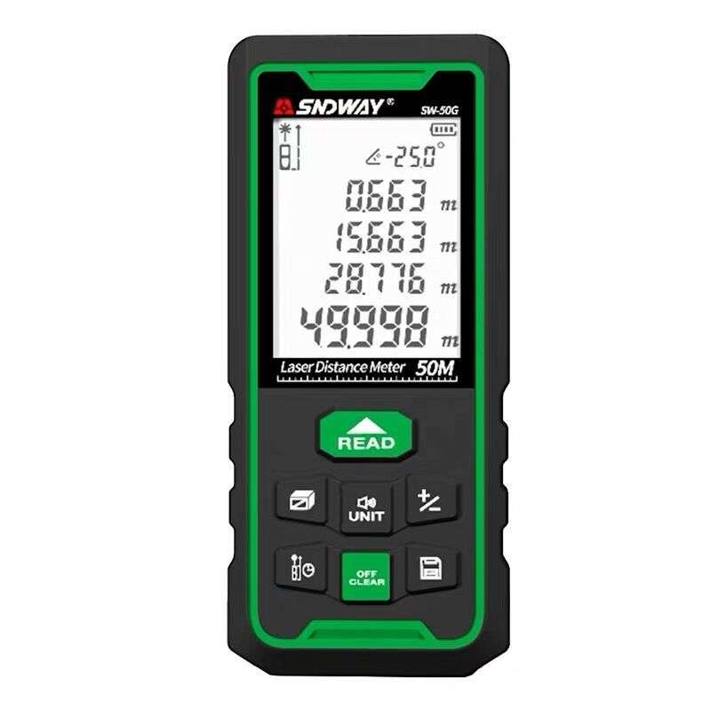 SNDWAY SW50G High-precision Indoor and Outdoor Green Laser Rangefinder, Distance: 50m