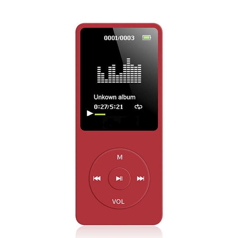 Card Ultra-thin Lossless MP4 Player With Screen(Gold)