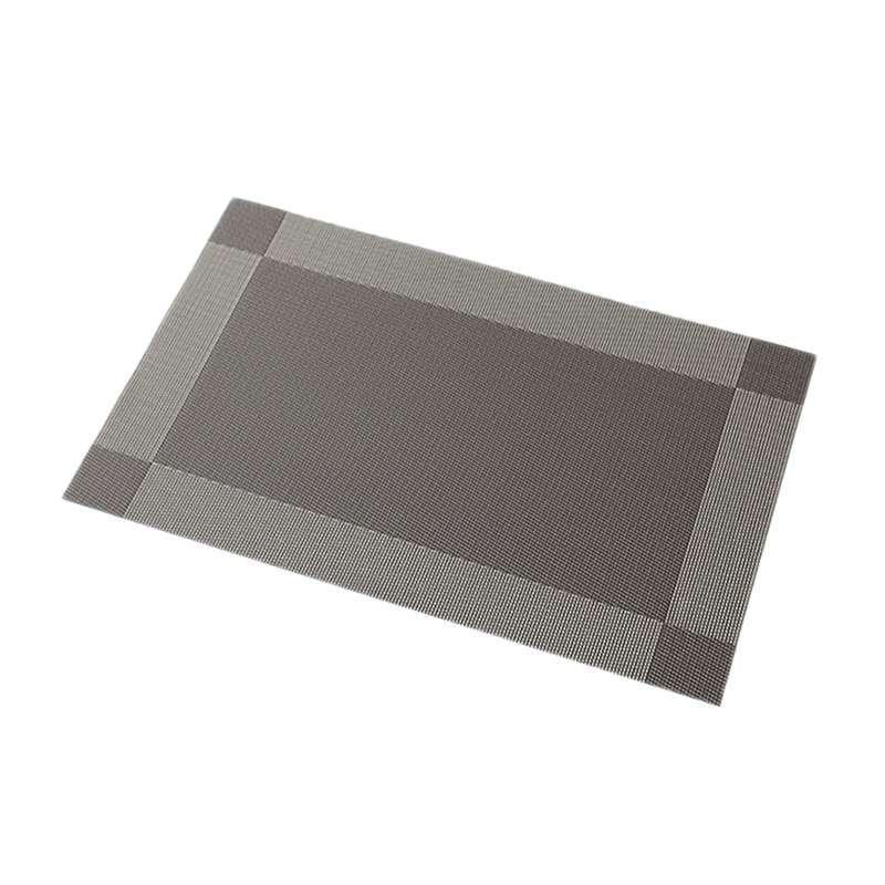 PVC Heat-insulating Non-slip Table Mat(Black)