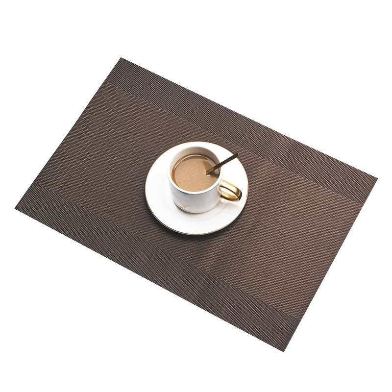 PVC Heat-insulating Non-slip Table Mat(Black)