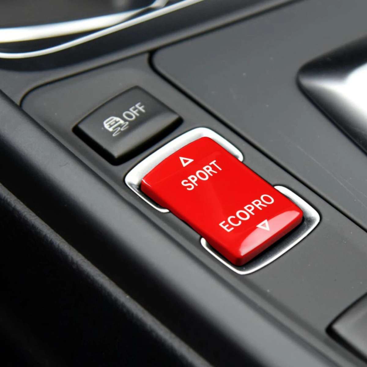For BMW 1234 Series F Chassis Gear Mode Switch Button(Red)