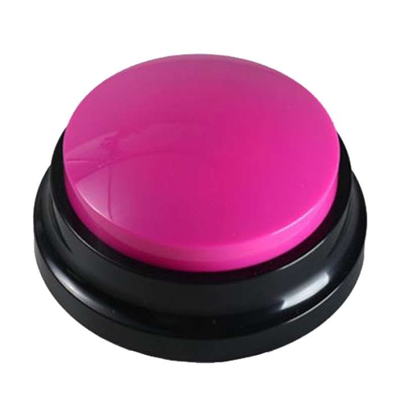 Pet Communication Button Dog Vocal Box Recording Vocalizer, Style: Recording Model(White)