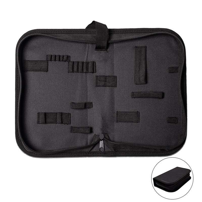 Zipper Storage Package Portable Multi-Function Tool Storage Bag, Style: C Leather