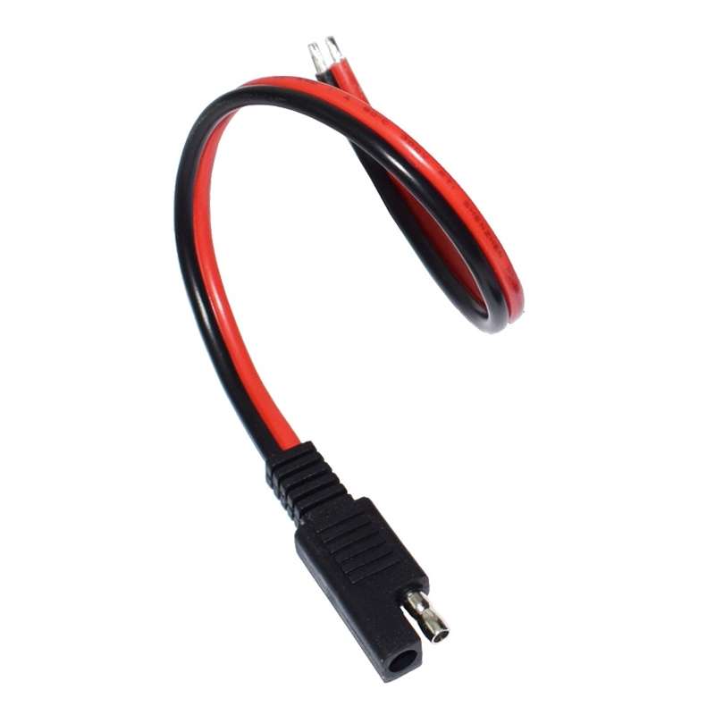 2pcs 20A Solar Car Battery SAE Power Extension Cable 15cm