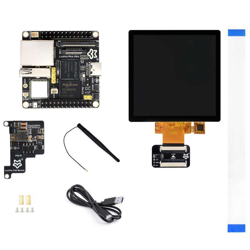 Luckfox Pico Ultra W RV1106G3 1TOPS Mini Linux Development Board Integrated Processor With Wi-Fi/PoE
