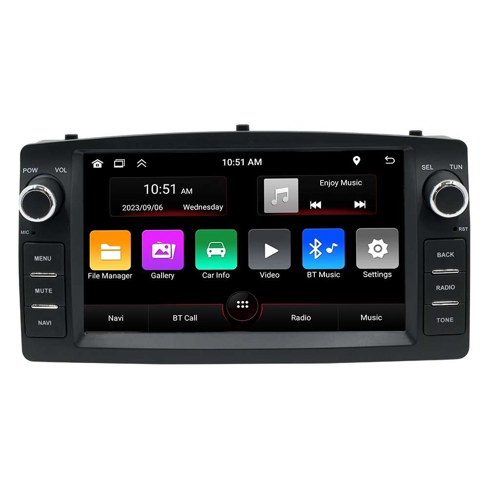 For BYD F3 7 inch Car Android Navigation Bluetooth FM Radio, Memory: 2+64G