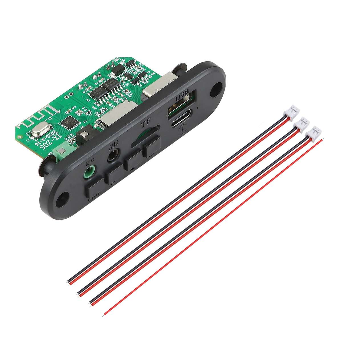 3.7V 3.5MM Microphone Bluetooth Audio Accessory With Recording Call(Black)