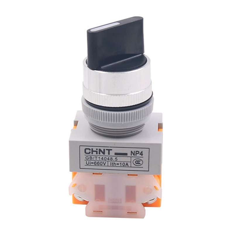 CHNT NP4-20X/31 Rotary Button 3-Position Self-Locking Transfer Switch Contacts 2 Normally Open