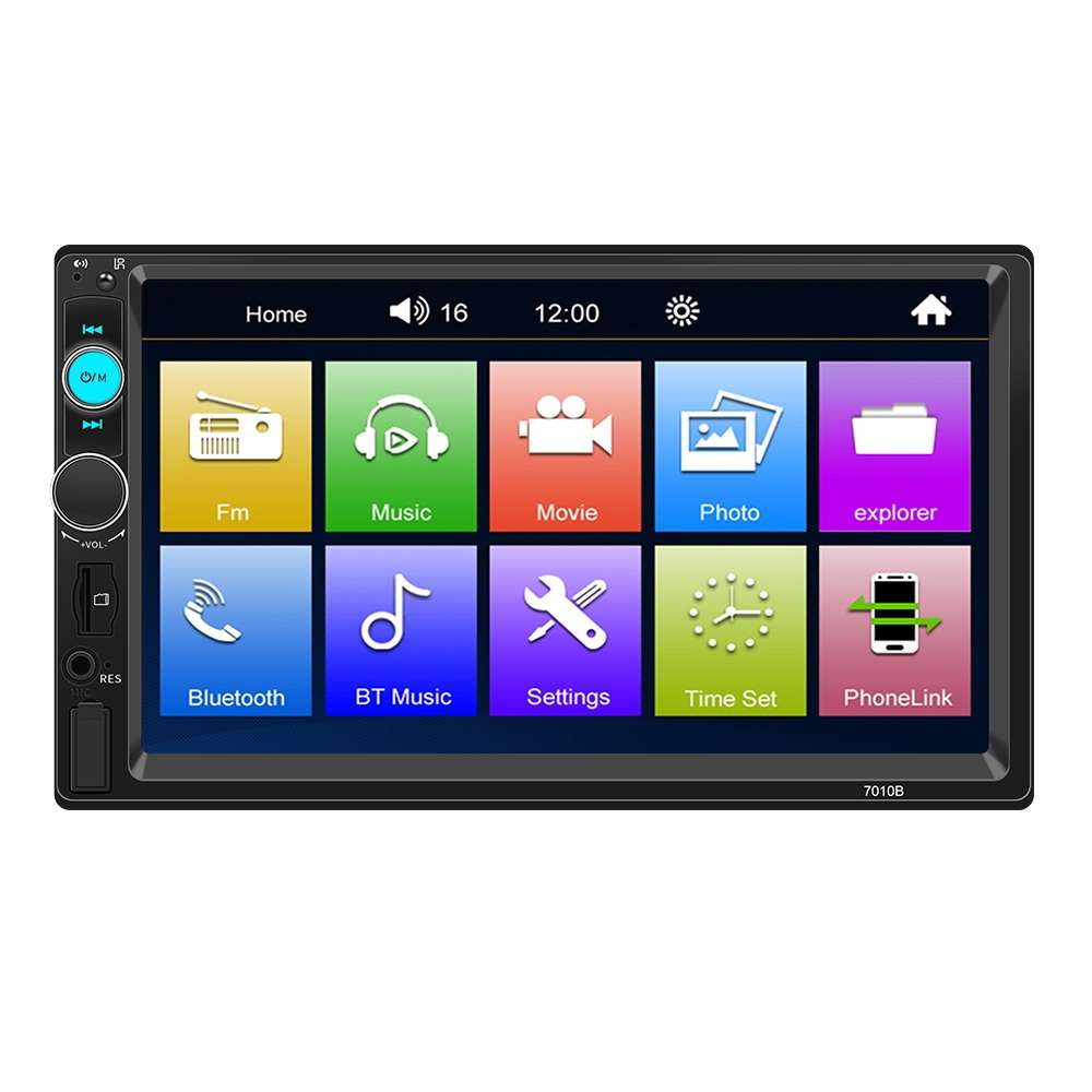 Car Universal Touch Screen MP5 Player Rear View Portable Bluetooth Radio