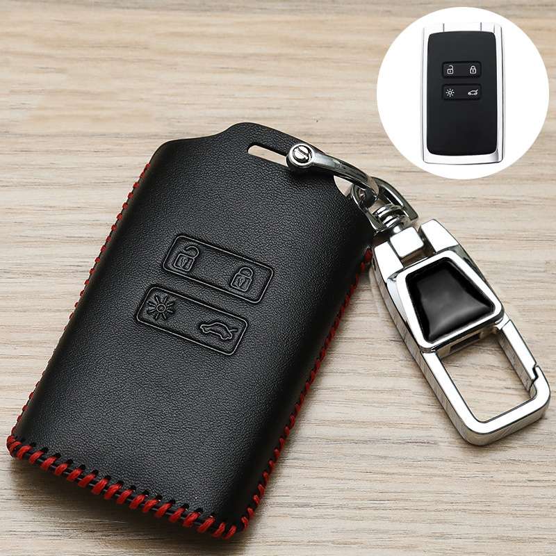 For Renault Car Key Cover Multifunctional Keychain Anti-lost Number Plate(A)