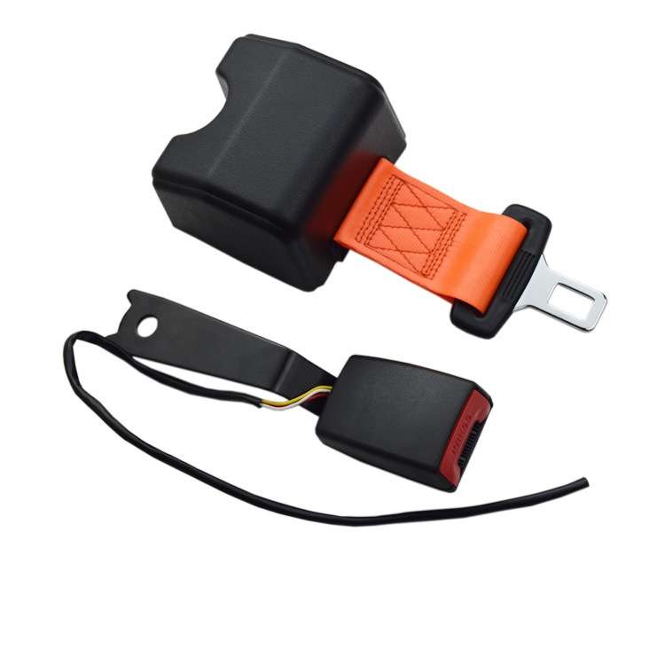 Automatic Retractable Two-point Forklift Safety Belt, Color: Orange+SQ17 Wire Base