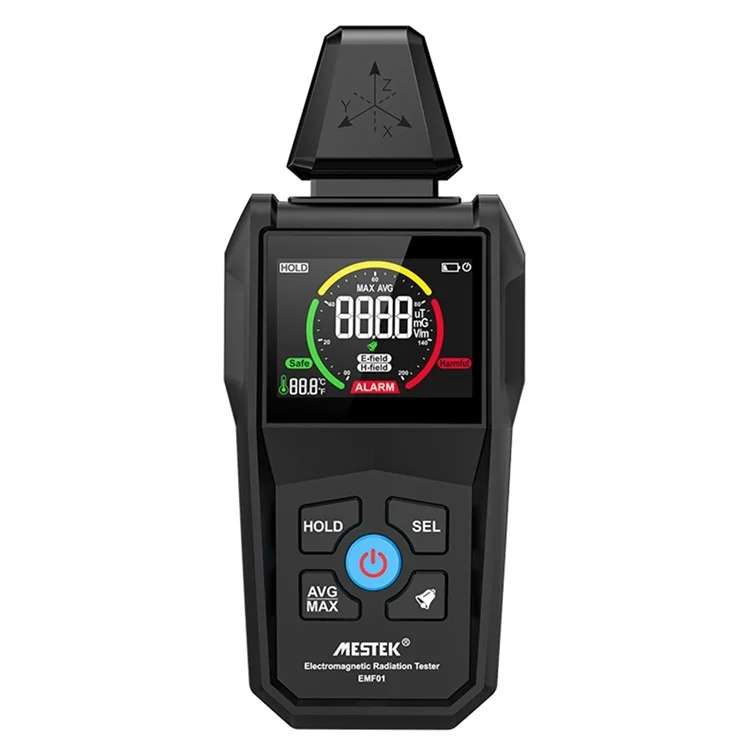MESTEK EMF01 Electromagnetic Radiation Detector Highly Sensitive 3-Axis Sensing Probe