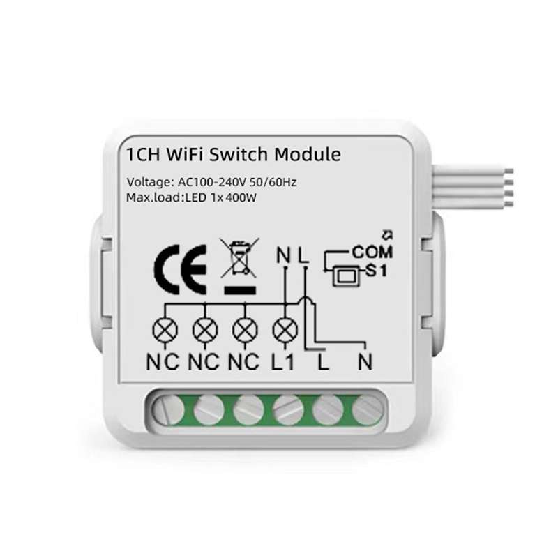 1CH WiFi Smart Switch Module For Alexa / Google Home / Tuya Smart Life APP