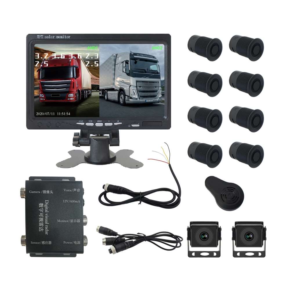 7 Inch Two-Way Display With Reverse Detection Digital Radar(PZ904)