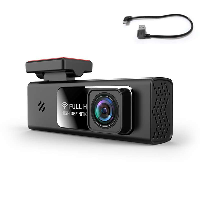 Mobile Phone WIFI Interconnection 2K Ultra-Clear Night Vision Hidden Driving Recorder, Version: U...