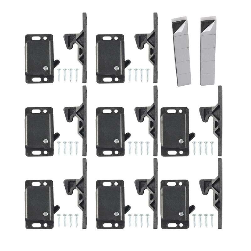 8pcs /Set RV Accessories Side-Mounted Door Lock Grab Cabinet Latch