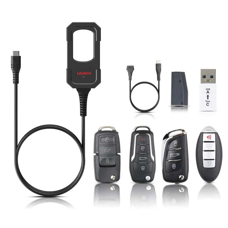 Launch Key Programmer + 4 Key Super Chip Smart Card Set(X431)