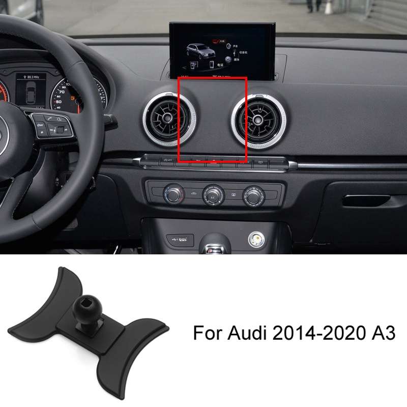 For Audi Car Mobile Phone Holder Mounting Base, Model: 14-20 A3