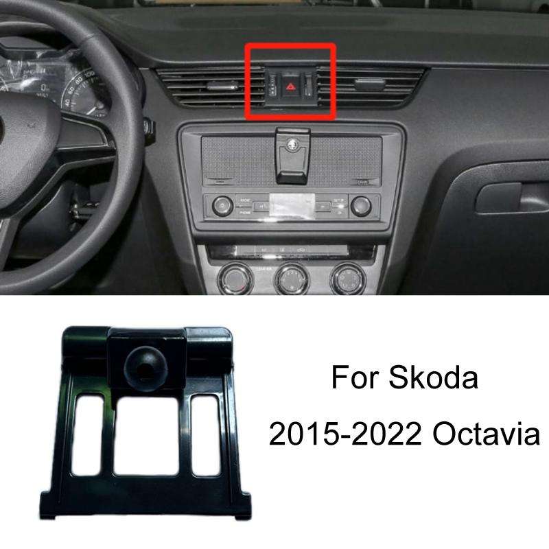 For Skoda Car Special Mobile Phone Navigation Bracket Base, Model: 15-22 Octavia