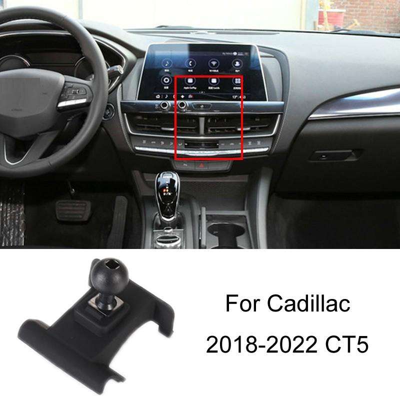 For Cadillac Car Special Mobile Phone Navigation Bracket Base, Model: 18-22 CT5