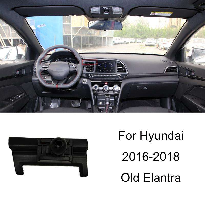 For Hyundai Car Special Mobile Navigation Bracket Base, Model: 16-18 Old Elantra