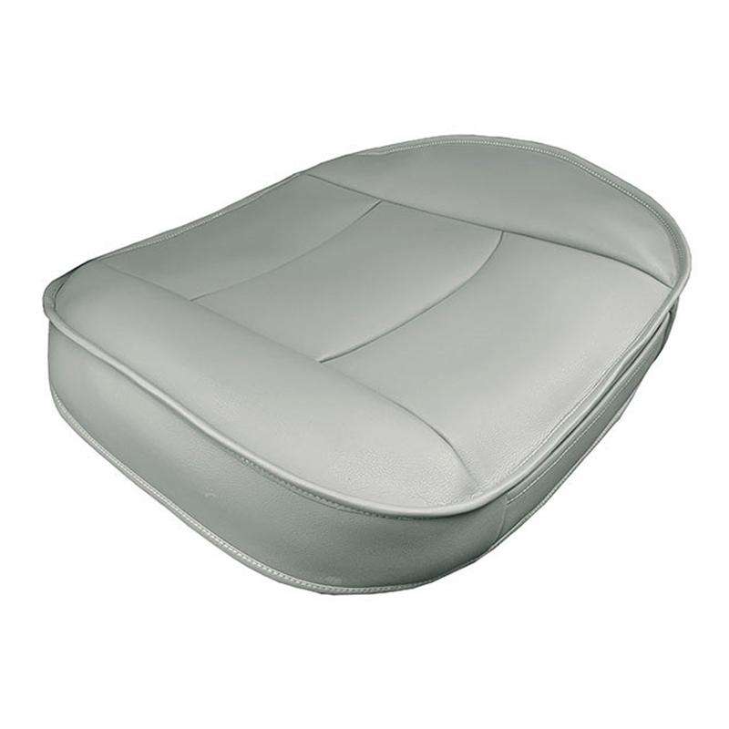 Car SUV Single Seat Backless Leather Protective Seat Cover(Gray)