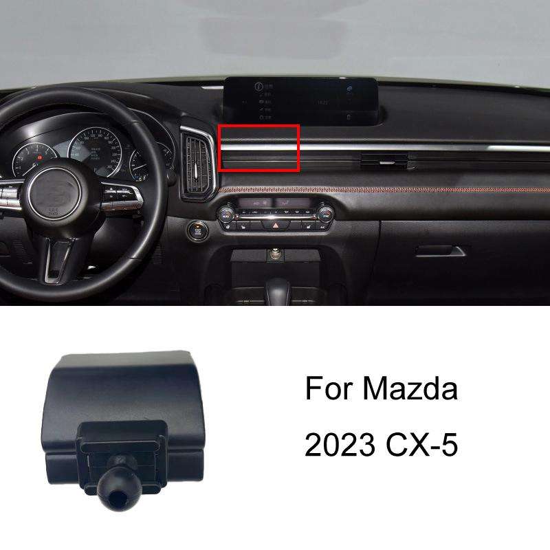 For Mazda Car-Mounted Special Mobile Phone Navigation Bracket Base, Model: 23 CX-5