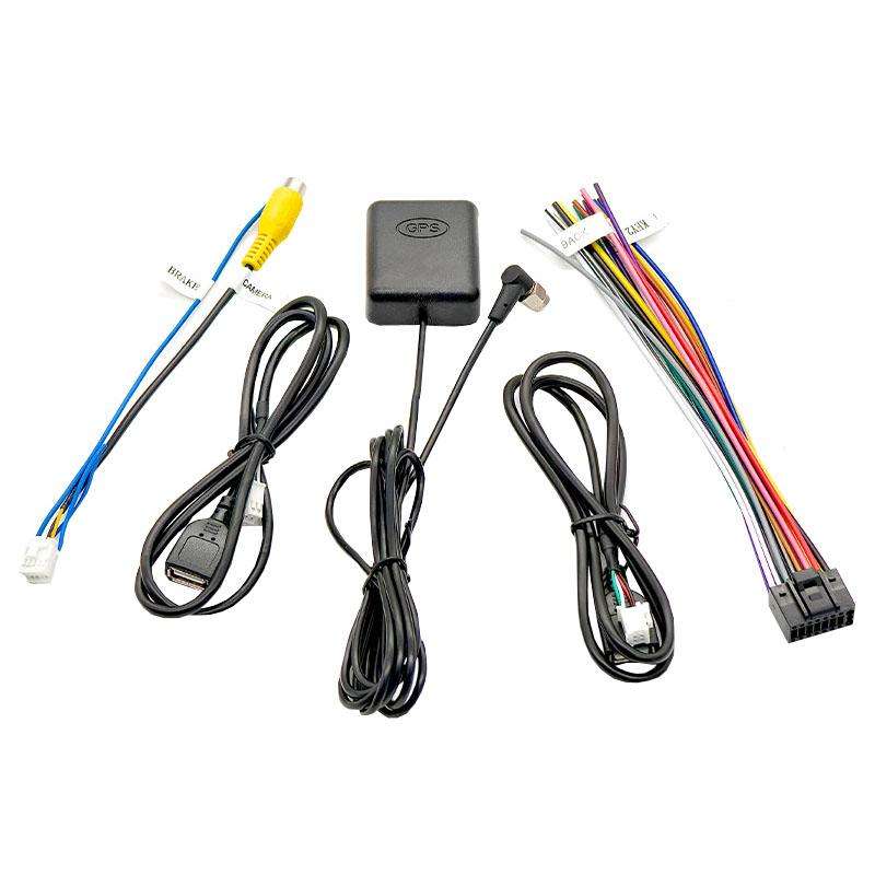 5pcs / Set GPS Antenna 4Pin 6Pin USB Cable Reverse Rear View Wire 16 Pin Power Cord