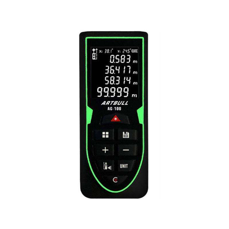 ARTBULL Laser Distance Meter Handheld Room Measuring Instrument Electronic Ruler(100m)