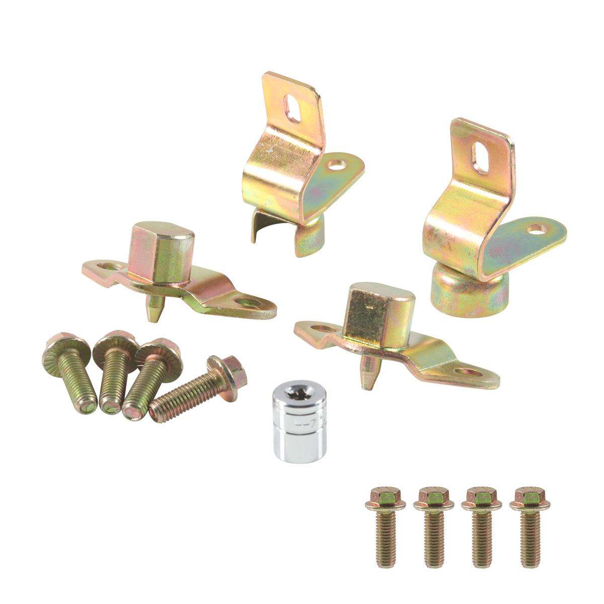 Car Tailgate Hinge Set With Screw Socket Wrench For Chevrolet, Specifications: 13pcs /Set