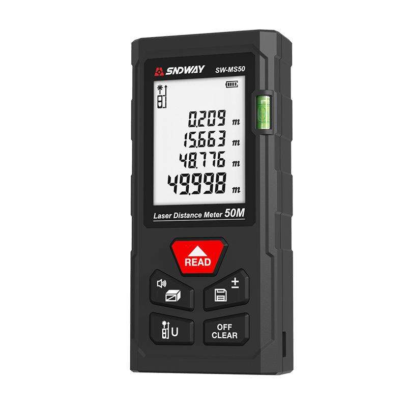 SNDWAY SW-MS50 50M Laser Distance Measuring Instrument High Precision Laser Ruler