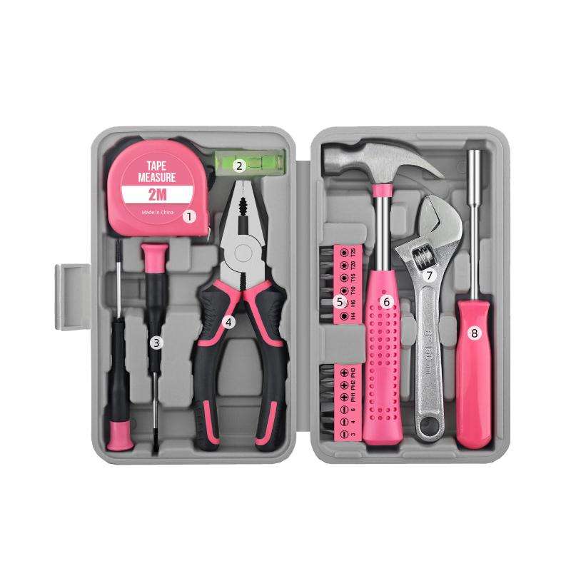 Multifunctional Home Hardware Tools Repair Hand Toolbox Combination Set, Style: 20pcs /Set Upgrade P