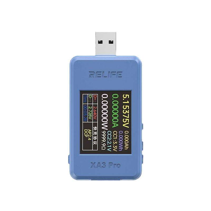RELIFE XA3 Pro USB / Type-C Smart Detector Fast Charging Protocol Identification Detection