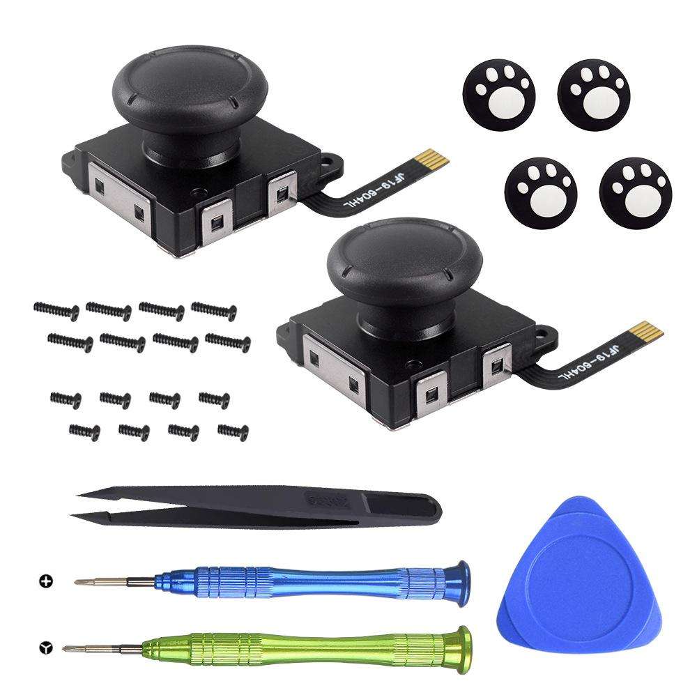 Hall Effect Joystick for Nintendo Switch/OLED/Lite Joy-Con Electromagnetic Analog Stick with No Drif