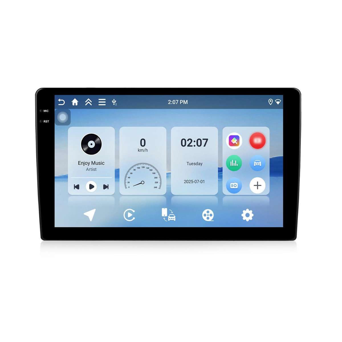 10 inch 4+128G Universal Android 15 Central Control Large Screen Car Wireless Carplay Navigation Int