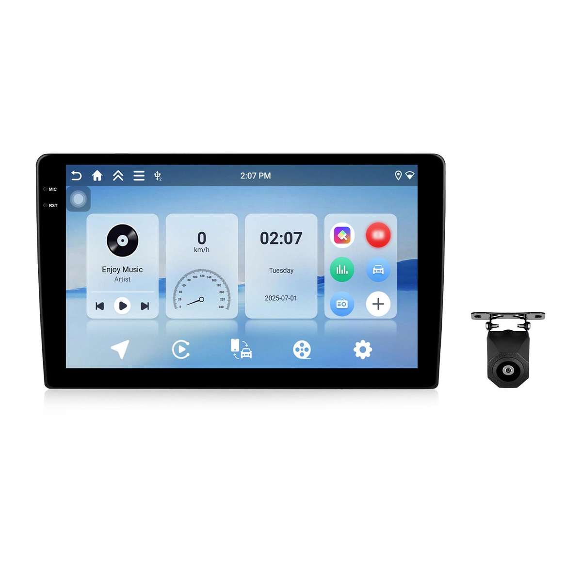 10 inch 4+128G Universal Android 15 Central Control Large Screen Car Wireless Carplay Navigation Int