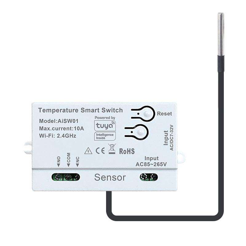 Graffiti WIFI Temperature Dry Contact Switch Module APP Remote Control Switch, Supports Google / Ale
