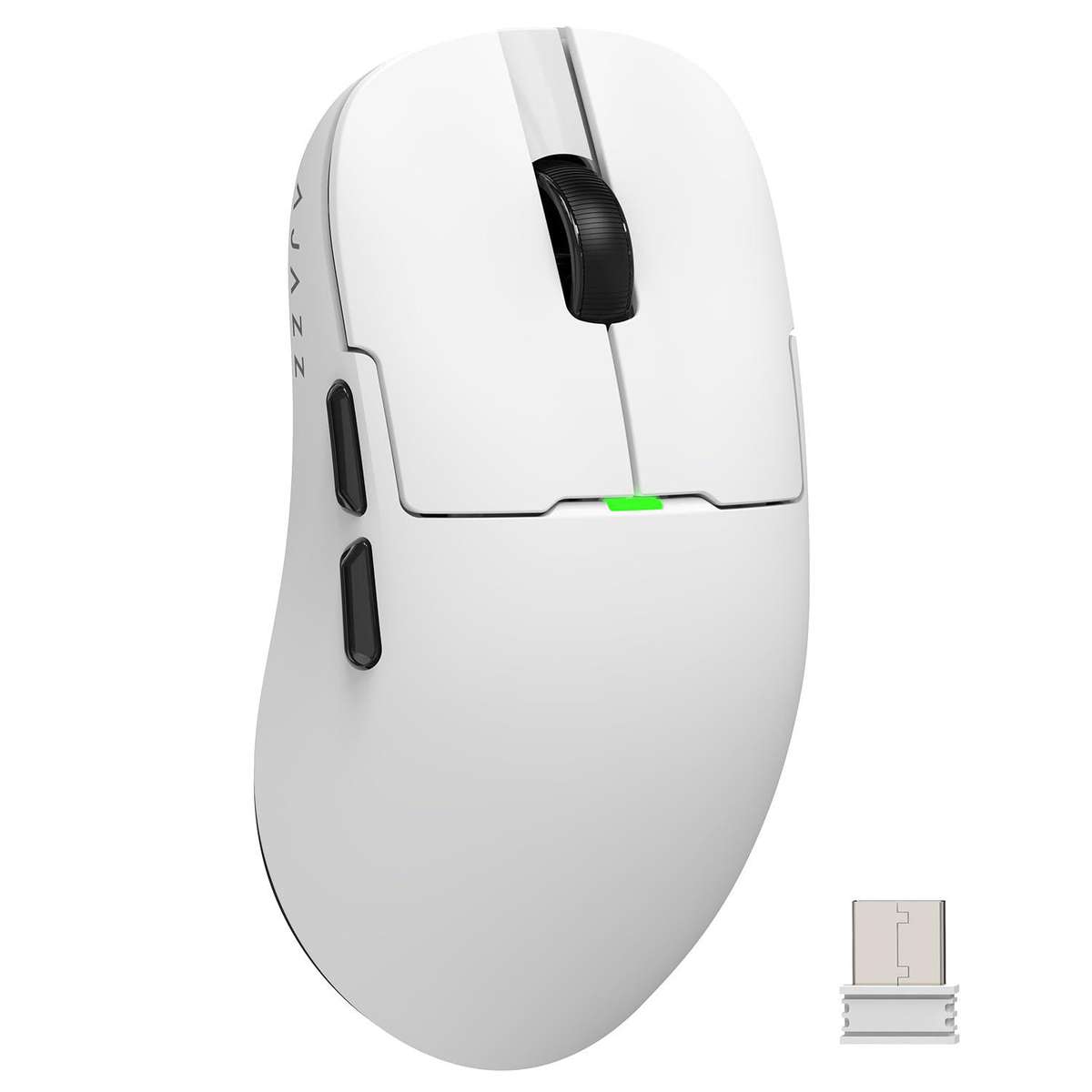 Ajazz 2.4G / Wired Dual Mode Gaming Mouse PAW3395 Chip, Spec: AJ159 White