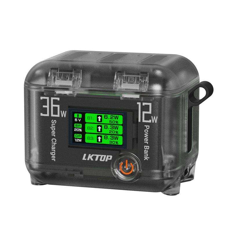 LKTOP ACG247 Multi-Functional Battery Charging Organizer For DJI Osmo 360 / Action 5 Pro / Action...