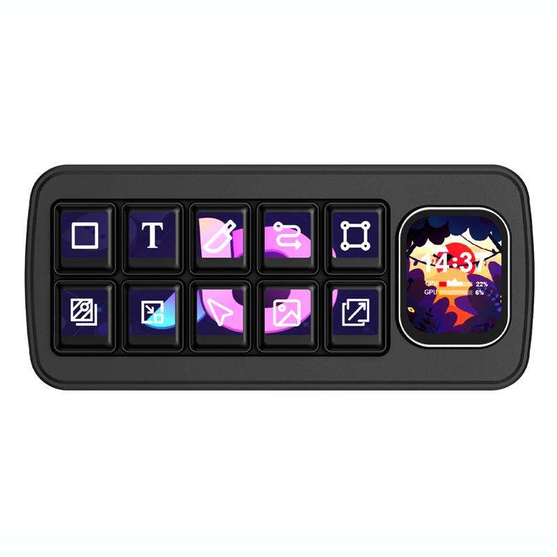 WAVESHARE MK10 Multi-Functional AI Voice Control Panel(Black)