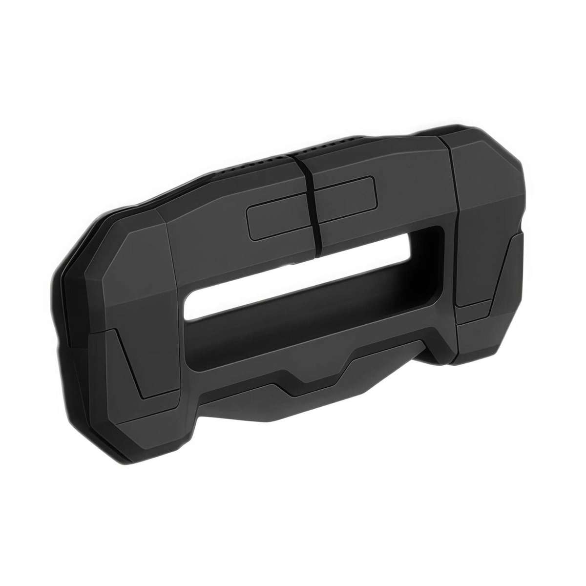 For Leapmotor B10 Silicone Seatbelt Fixing Anti-collision Buckle Protective Cover(Black)